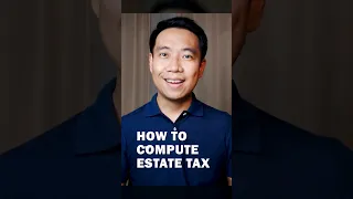 How to Compute Estate Tax #tax #estatetax #inheritancetax #bir #succession #howto #trainlaw #shorts