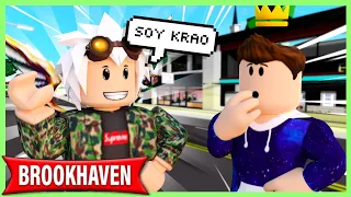 ME ENCUENTRO a KRAO FALSO en BROOKHAVEN - Roblox YoSoyLoki