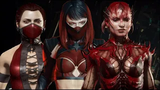 MORTAL KOMBAT SKARLET Evolution Skins and ALT Costume MK9 - MK11 Skin MORTAL KOMBAT 11 update 1