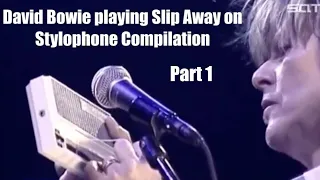 David Bowie playing Slip Away on Stylophone Live Compilation Part 1/2 #davidbowie #stylophone