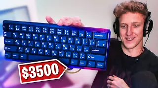 World's most expensive keyboard for Fortnite?!