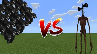 Siren Head vs 1000 Withers - Minecraft