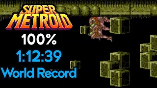 Super Metroid 100% - 1:12:39 (Former World Record) (1:12 #13)