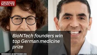 BioNTech founders win top German medicine prize