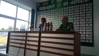 Прес-конференція Олега Бойчишина, після матчу "Карпати" - "Олімпік" 2:2