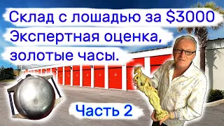 Склад с лошадью за $3000, Часть 2. Экспертная оценка и золотые часы.