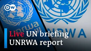 Live: Investigation report on antisemitism allegations against UNRWA | DW News