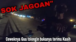 CEWEK NYA UDAH GUA TOLONGIN, EH CWOK NYA MARAH MARAH GAK TAU DIRI | PAKE BRIO AJA BELAGU BANGET