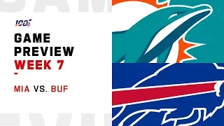 Miami Dolphins vs. Buffalo Bills Week 7 NFL Game Preview