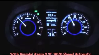 2013 Hyundai Azera 3.3L V6 0-60 MPH