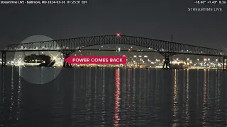 Video shows moments before cargo ship strikes Baltimore Key Bridge