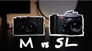 What is the best Leica camera for M lenses (M10 versus SL2-S)?