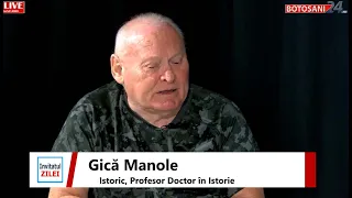 „Invitatul Zilei” la Botoșani24.ro: Gică Manole, Istoric, Profesor Doctor în Istorie