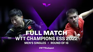 FULL MATCH | Ma Long vs Patrick Franziska | MS Rd 16 | WTT Champions ESS 2022