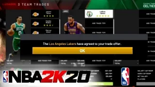 TRADING in NBA 2K20 MyGM & MyLeague