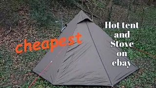 First time Hot Tent camping on a budget