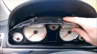 How to remove instrument cluster Peugeot 407 Wyjęcie licznika