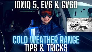 Cold Weather Range Tips! Ioniq 5, EV6 and GV60.