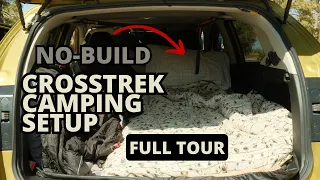 Subaru Crosstrek Car Camping Setup | No Build Conversion Tour