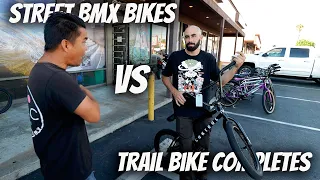 Street BMX Bikes vs Trail Bike Complete BMX!