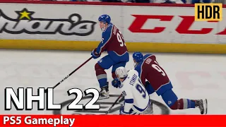 NHL 22 - Tampa Bay Lightning vs Colorado Avalanche [PS5 HDR]