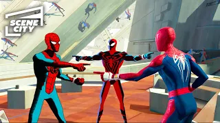 Miles Escapes the Spiders | Spider-Man: Across The Spider-Verse (Shameik Moore, Jake Johnson)