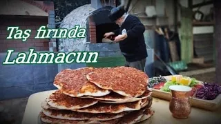 Perfect !!! Lahmacun "Turkish Pizza" in  Wood Oven