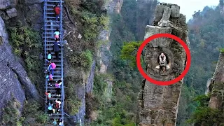 The Most Dangerous Cliff Road to School | Rural Life on the Cliff | Amazing lifestyle