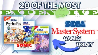 20 EXPENSIVE 🔵Sega Master System🔵 games   VALUABLE games on your shelf.