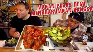 THE SPICIEST CHICKEN WINGS CHALLENGE IN EUROPE! VERSUS THE EUROPEAN GUY!