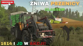 Żniwa pszenicy classem㋡ FS22| RUDY ZA KIEROWNICA🫨