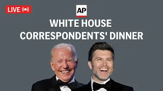 LIVE: White House Correspondents' dinner 2024 with Biden, SNL’s Colin Jost