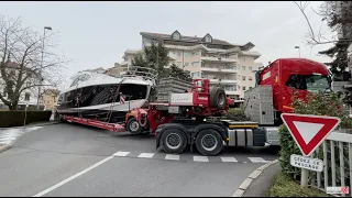 Convoi exceptionnel à Thonon