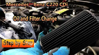 How To Change Oil And Filters On Mercedes C220 CDi W204 DIY