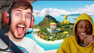 I Gave My 100,000,000th Subscriber An Island (REACTION)