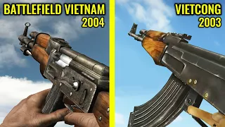 Battlefield Vietnam vs Vietcong - Weapons Comparison