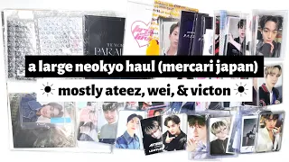 ☼ a large neokyo haul (mercari japan) ☀︎ ateez, wei, victon, xikers, monsta x, & more ☼