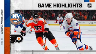 Islanders @ Flyers 11/29 | NHL Highlights 2022