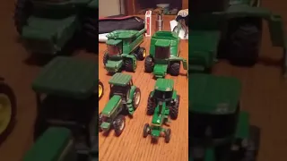 1/64 scale John Deere and Big Bud tractor