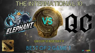 DOTA2 : THE INTERNATIONAL 10 - GROUP STAGE - ELEPHANT VS QUINCY CREW - DAY 4 GAME 1