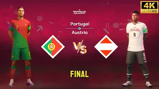 FIFA 23 - Portugal vs Austria | Ronaldo vs Alaba | FIFA World Cup Final Match [4K60]