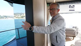 [ENG] NEW ABSOLUTE 56 FLY - Motor Yacht Tour and Review - The Boat Show