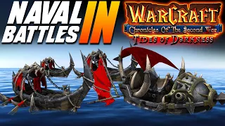 NAVAL BATTLES in Chronicles of the Second War! - WC3 - Grubby