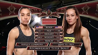 ASHLEY CUMMINS VS JINH YU FREY FULL FIGHT 2020