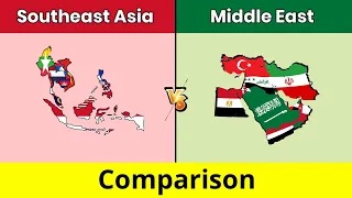 Southeast Asia vs Middle East | Middle East vs Southeast Asia | Comparison | Data Duck 2.o