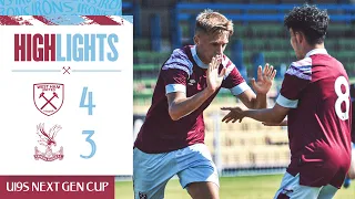 WEST HAM UNITED U19s 4-3 CRYSTAL PALACE U19s | NEXT GENERATION CUP HIGHLIGHTS