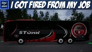 Fernbus Simulator - Football Team Bus DLC - First Look - I Got Fired! - Twitch Stream - EP5