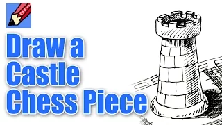 How to draw a Chess Castle or Rook