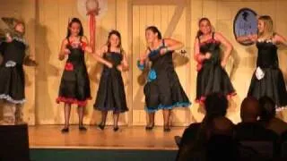 Can-Can Girls of Julian CA perform at the 2010 Julian Annual Melodrama