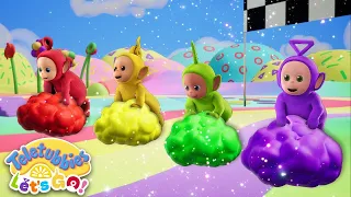 Tiddlytubbies | Magic Colourful Cloud Race | Teletubbies Let’s Go Complete Episodes